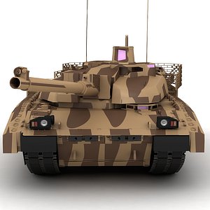 3D model tank amx leclerc xlr