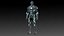 Überlegenes, mit Iron Man-Rüstung ausgerüstetes 3D-Modell