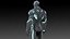 Überlegenes, mit Iron Man-Rüstung ausgerüstetes 3D-Modell
