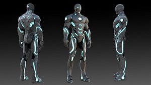 Superior Iron Man Armor Rigged