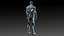 Überlegenes, mit Iron Man-Rüstung ausgerüstetes 3D-Modell