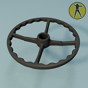 Wheel foot rest