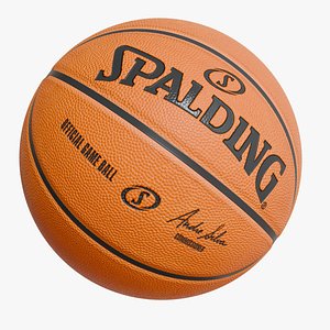 Realistic Basketball Spalding Ball