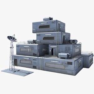 3D model Modular SciFi Colony Pack Game Ready PBR