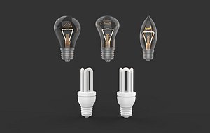 Light Bulbs 3D model 3D