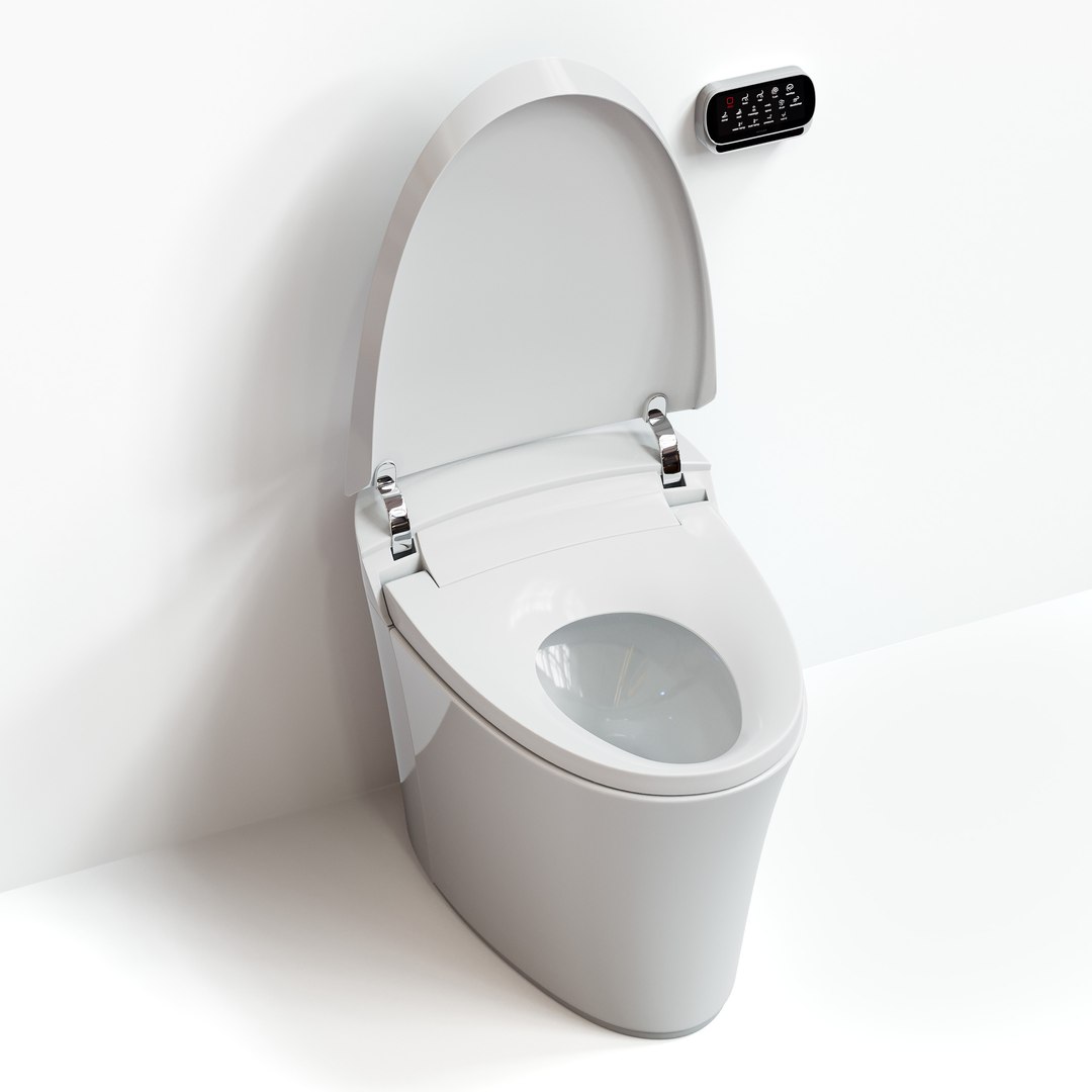 Kohler Veil Comfort Height Smart Toilet 3D - TurboSquid 1975966