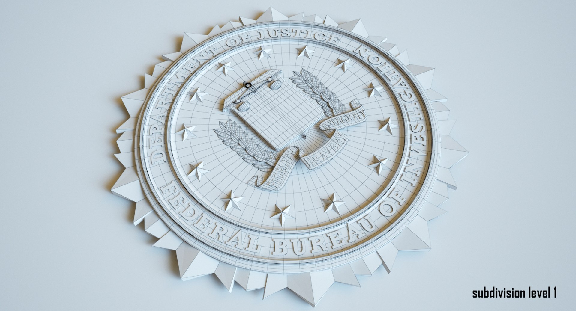 Fbi Seal 3D Model - TurboSquid 1197268
