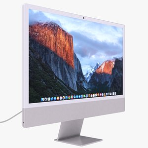 Apple IMac 24-Inch Monitor 3D model