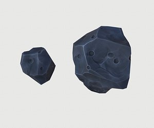 small volcanic stones obj