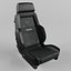 RECARO Expert Comfort Leather black Artista black and Grey Seat 3D model