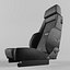RECARO Expert Comfort Leather black Artista black and Grey Seat 3D model