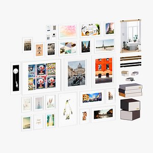 L3DV05G08 - photo frames boxes set