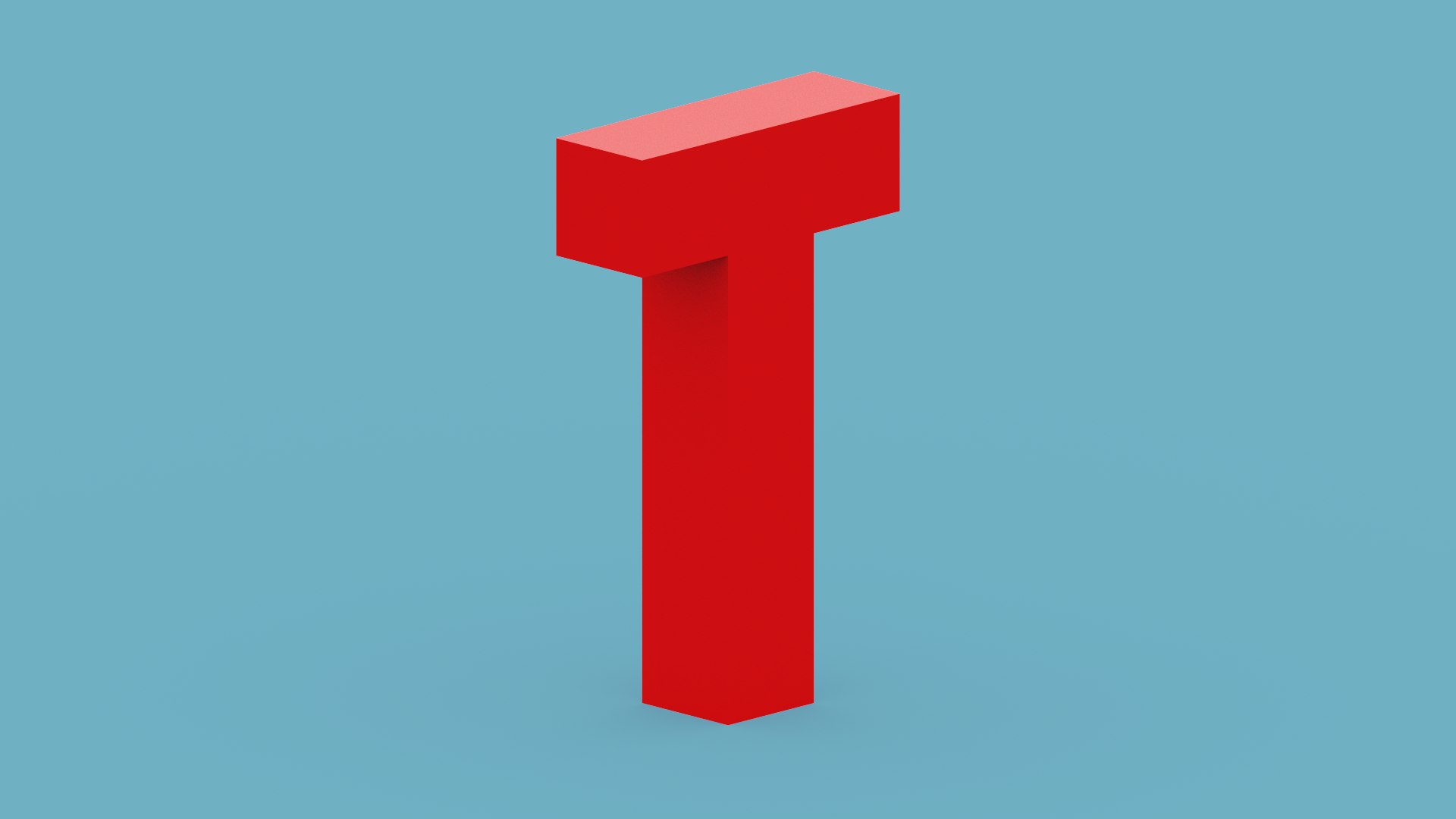 3D Pixel Letter T model - TurboSquid 1981787