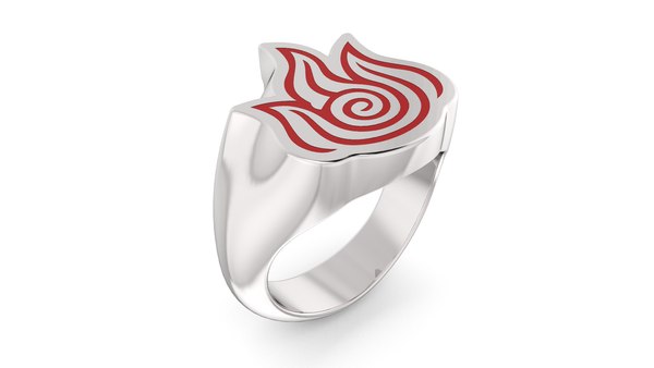 Fire Element Signet Ring model - TurboSquid 1875966