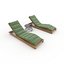 3D Sun Lounger 23