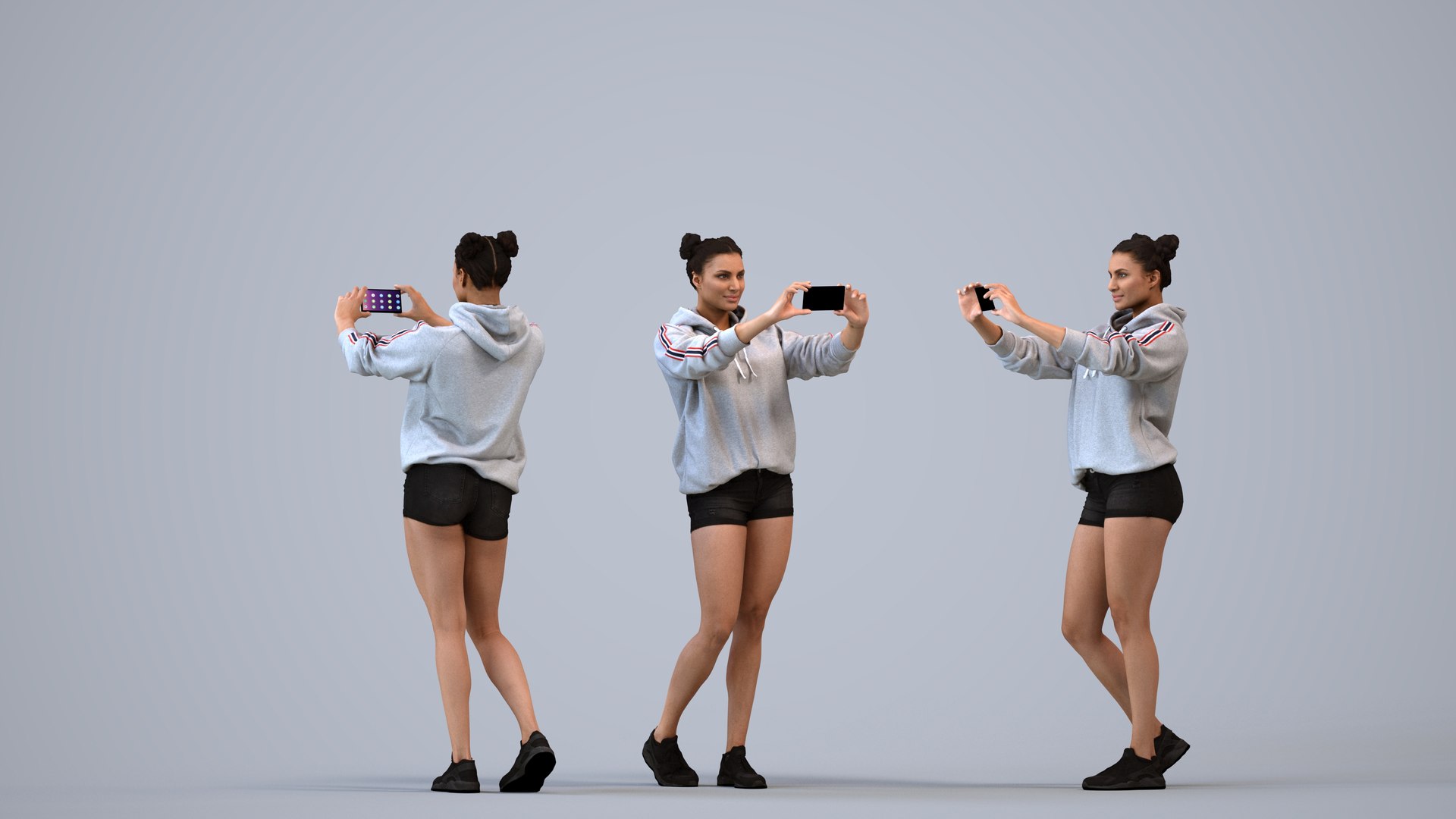 3D 00537Helen007 - Adult Indian woman taking photo with smartphone in autumn or spring attire https://p.turbosquid.com/ts-thumb/dx/P2l7tU/n8/00537_helen007_state2_frame_0001/jpg/1773188232/1920x1080/fit_q87/6a459edab71d7ba29cbf3e26d552a1f20504e379/00537_helen007_state2_frame_0001.jpg