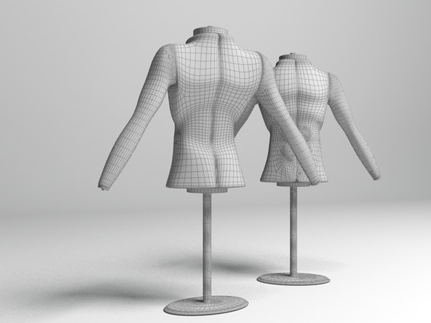 3ds Mannequin Modeled