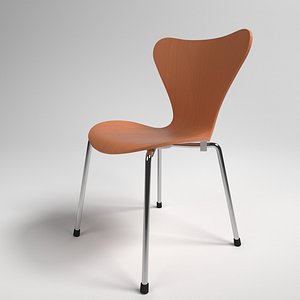 3D interior fritz hansen series 7