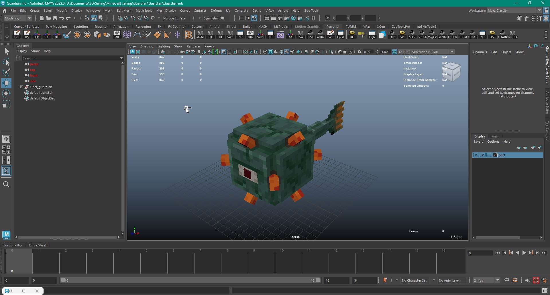 3D Minecraft Guardian model https://p.turbosquid.com/ts-thumb/dx/YlTCJr/N2/maya_slre2cbczl/png/1772787646/1920x1080/fit_q87/cf2eb378e620953b80923c18d09d1dee628a5269/maya_slre2cbczl.jpg