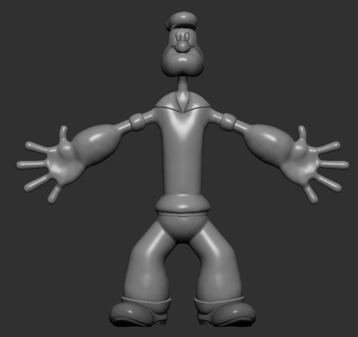 Character Popeye 3D - TurboSquid 1380245