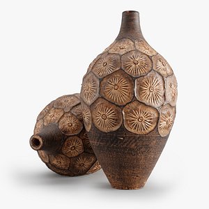 3D Ethnic vase