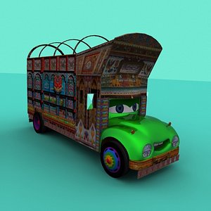 Pakistani Truck Character