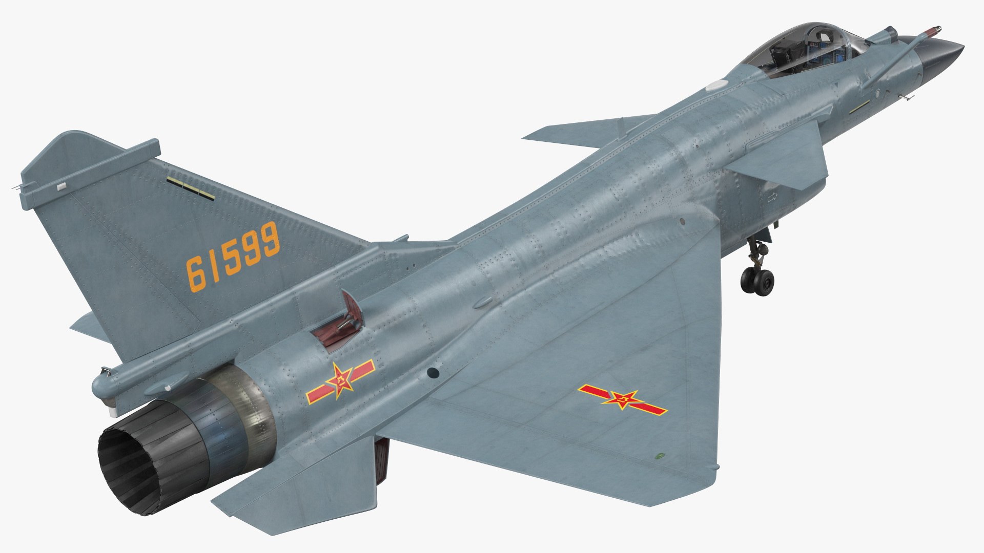 Chengdu J10 B Chinese Air Force 3D model preview