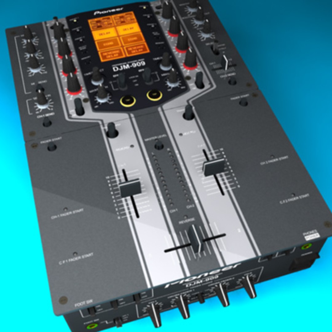 pioneer djm-909 dj 3d ma