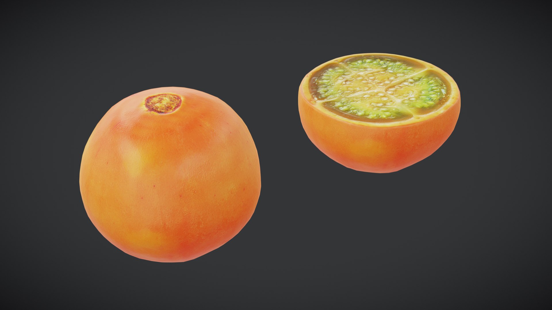 Fruit Solanum Quitoense Low Poly 3D - TurboSquid 2371650