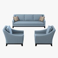 Baker Neue Sofa & Chair Set