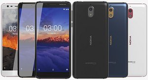 3D realistic nokia 3 1 model