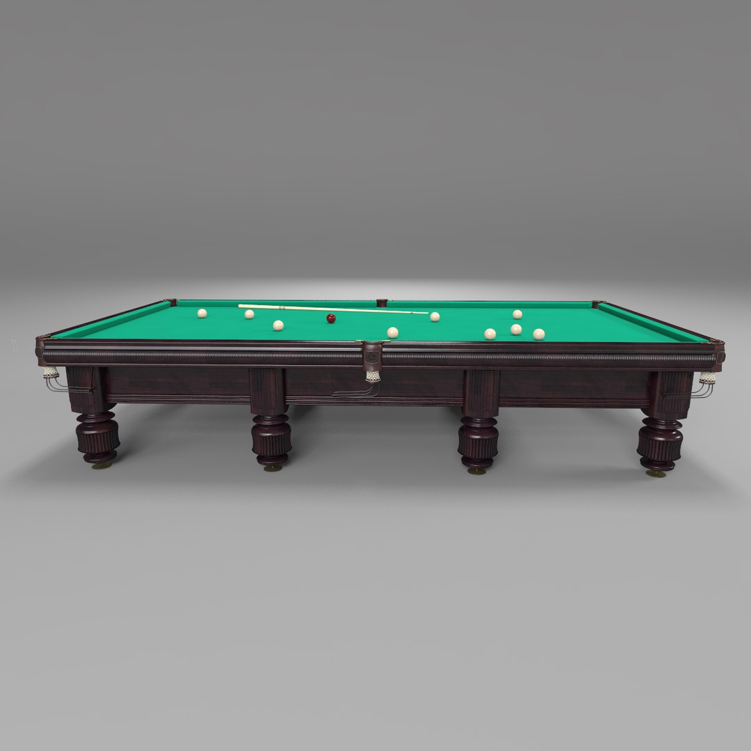 russian billiard table 3d model