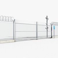 Barbed Wire Fence