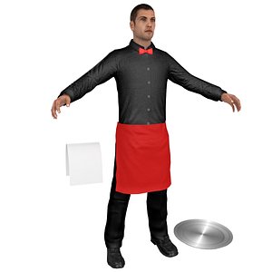 waiter tray 3D