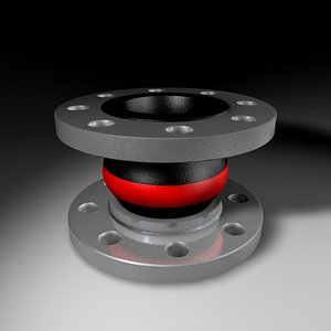 rubber expansion joint c4d
