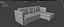 Sofa wood and fabric