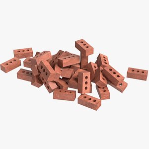 Bricks Pile 3D model
