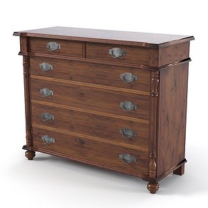Dolfi Classic Country traditional chest of drawers dresser