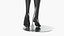 3D Female Mannequin Pose 03 model