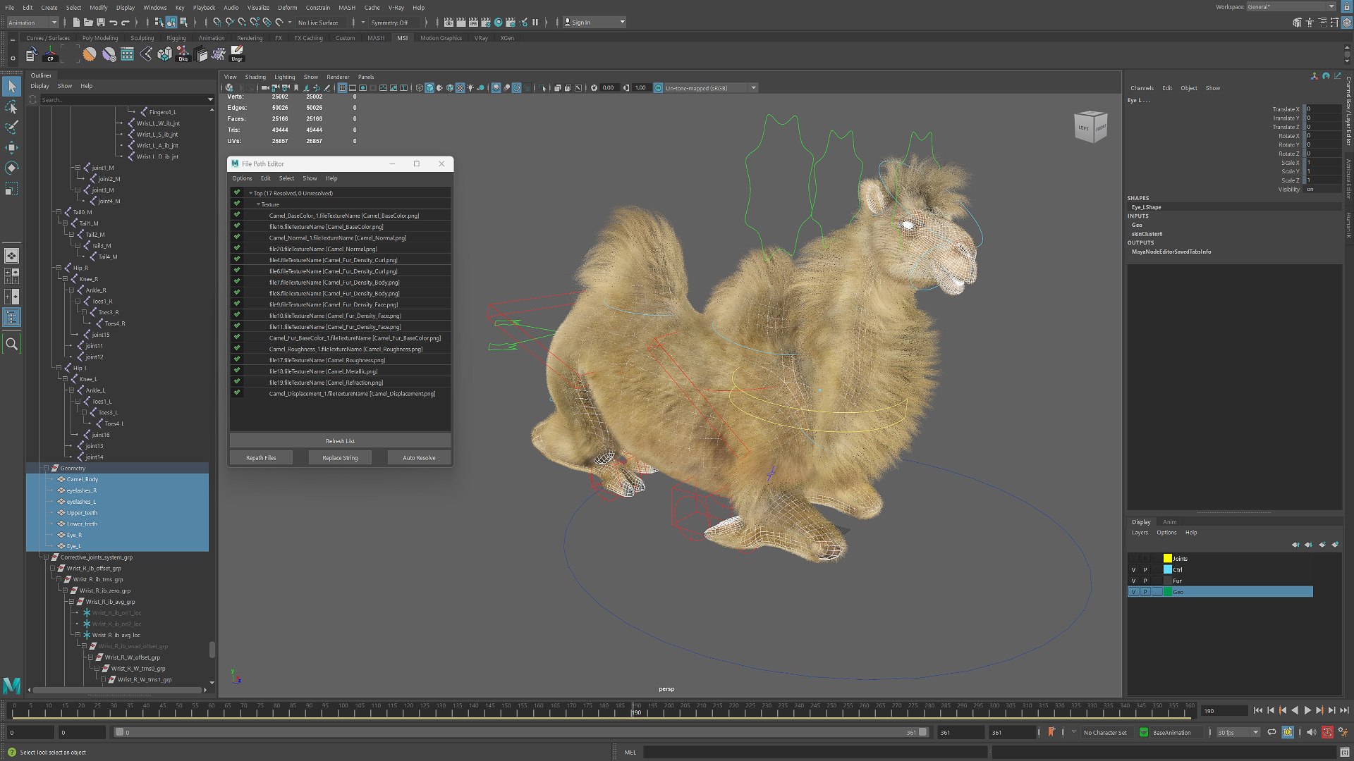 Bactrian Camel Fur Set Animated Rigged for Maya 3D model https://p.turbosquid.com/ts-thumb/dy/7SVIls/lv/bactrian_camel_fur_set_animated_rigged_for_maya_020/jpg/1777361190/1920x1080/fit_q87/25fae038e301a86a6067bb0408193b63155616ce/bactrian_camel_fur_set_animated_rigged_for_maya_020.jpg