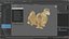 Animiertes Set aus Kamelfell für Maya