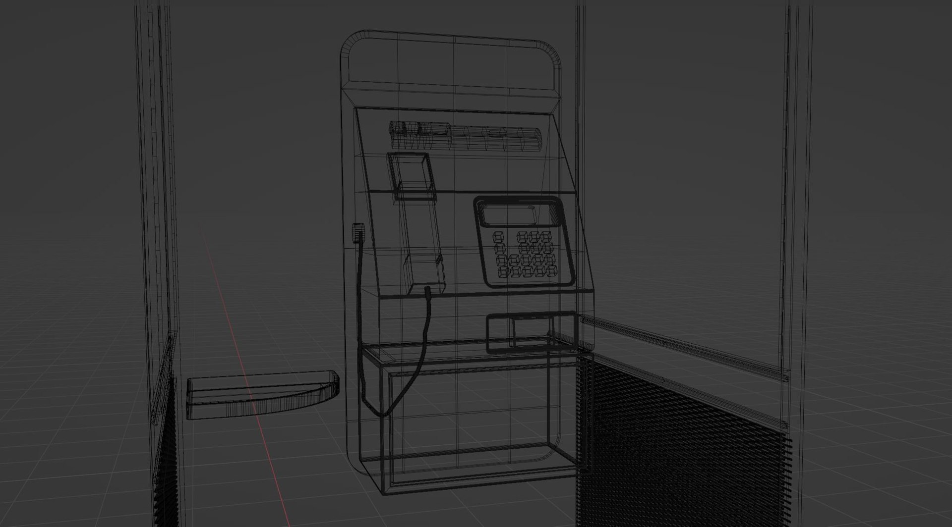 Phone booth1 3D model https://p.turbosquid.com/ts-thumb/dy/7w9GHR/YT/wireframe1/jpg/1662025268/1920x1080/fit_q87/62727f74ea97a545ec436aa6e23cc2b00138d228/wireframe1.jpg