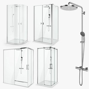 3D model radaway shower set 50