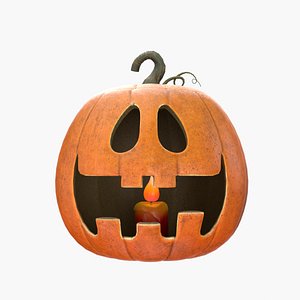 3D Halloween Pumpkin V2 model