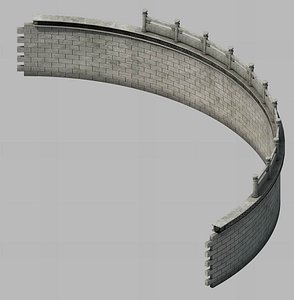 3D construction - diaoyutai bend model