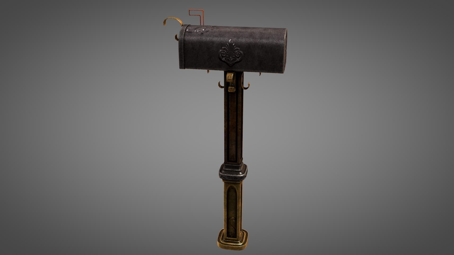 Fantasy Mailbox 3D Model - TurboSquid 1406170