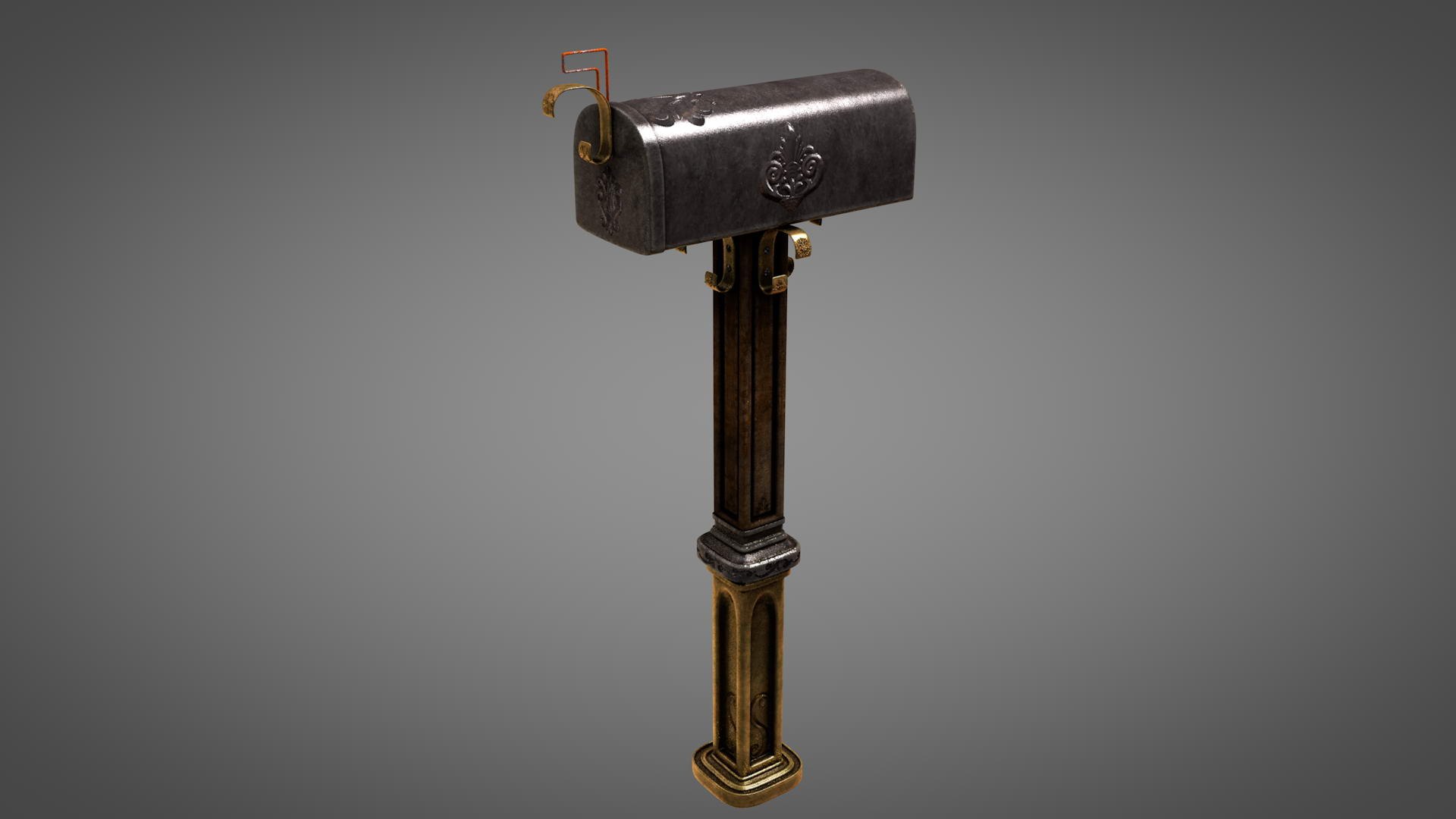 Fantasy Mailbox 3D Model - TurboSquid 1406170