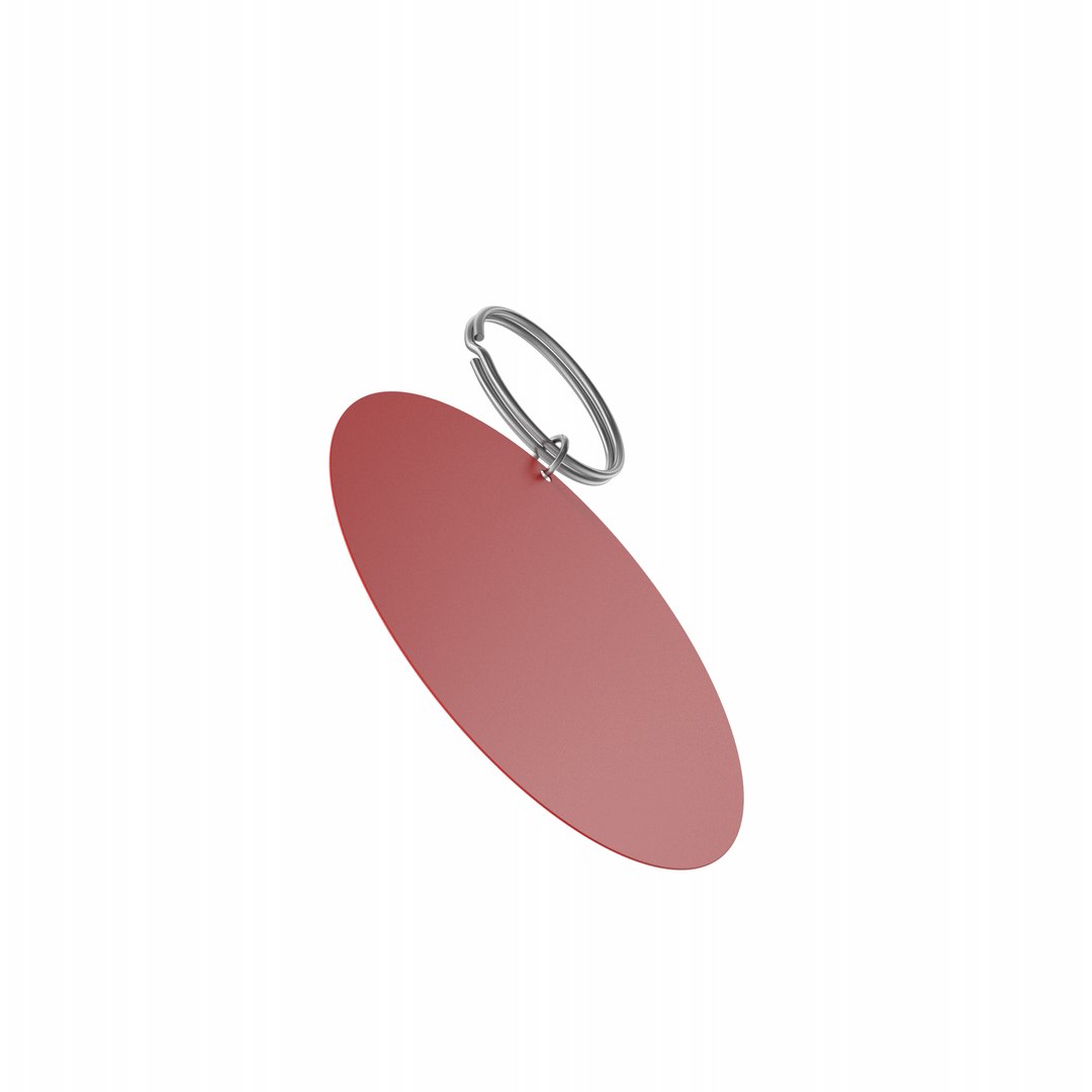 Red Banner And Keychain Model - TurboSquid 2181849