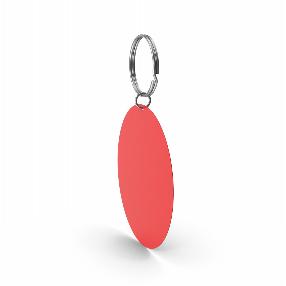 Red Banner And Keychain Model - TurboSquid 2181849
