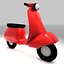 Vespa Low Poly